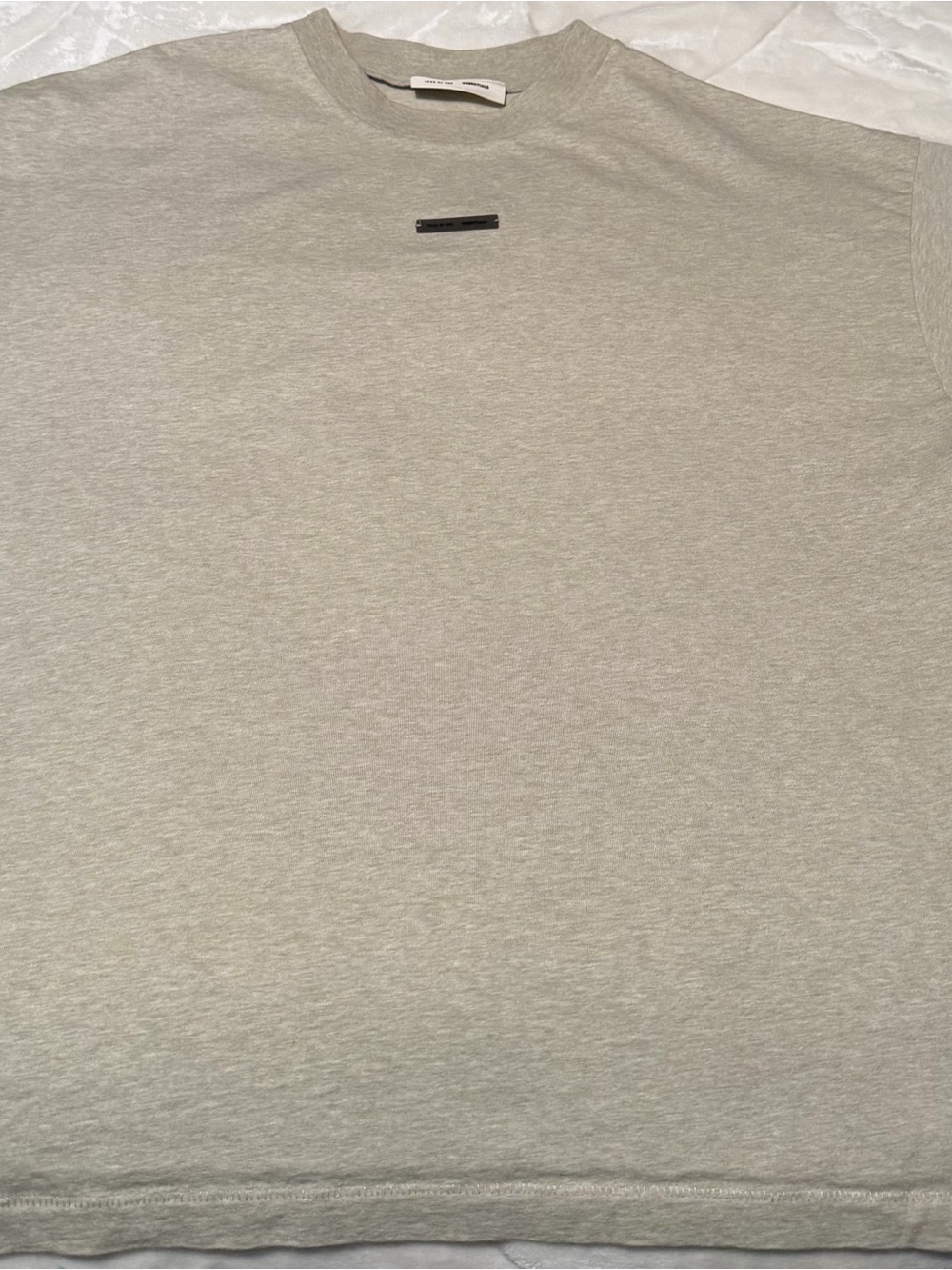 Fear of God Essentials Beige Short Sleeve Tee, never worn. No bag no tags xxl